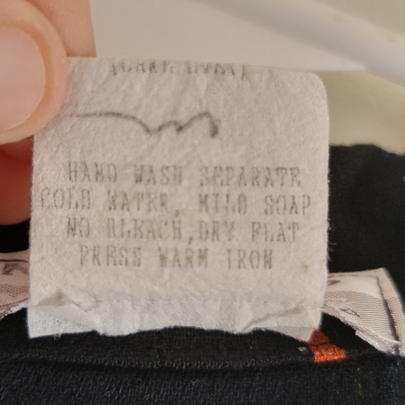 Vintage Nino Wong Abstract Black Shirt Sz M Made in USA 80's Vibes Unique Retro - Picture 5 of 14